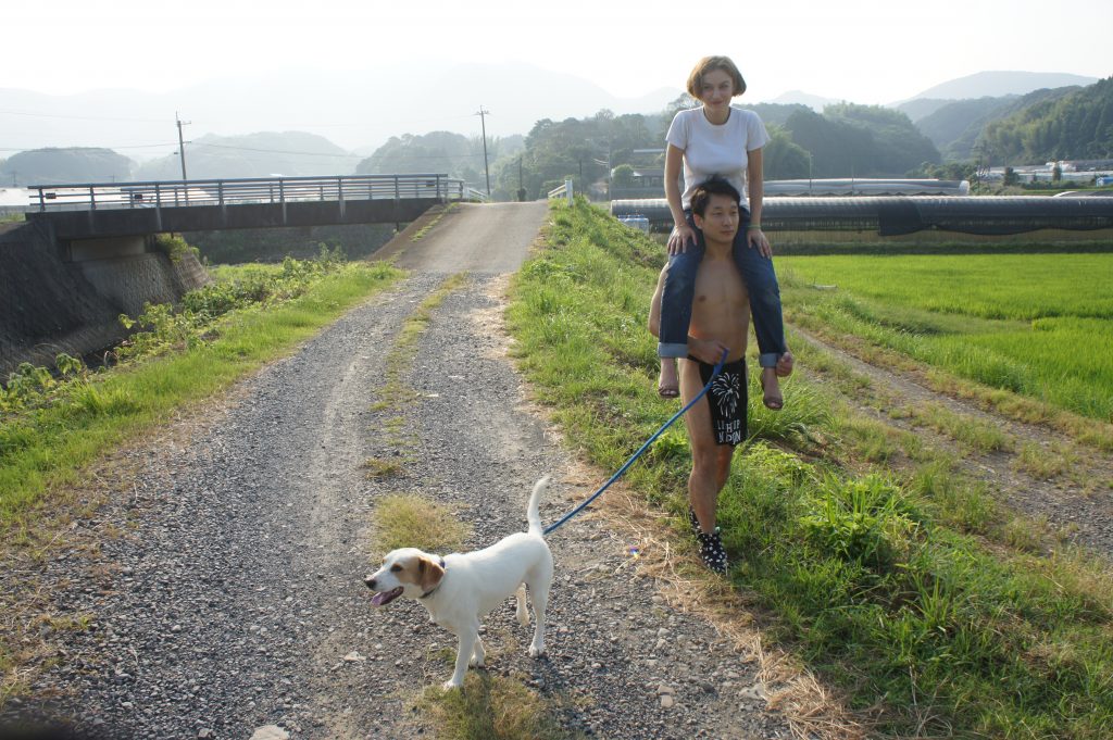 fundoshiman-taking-dog-and-jane-for-a-walk-2