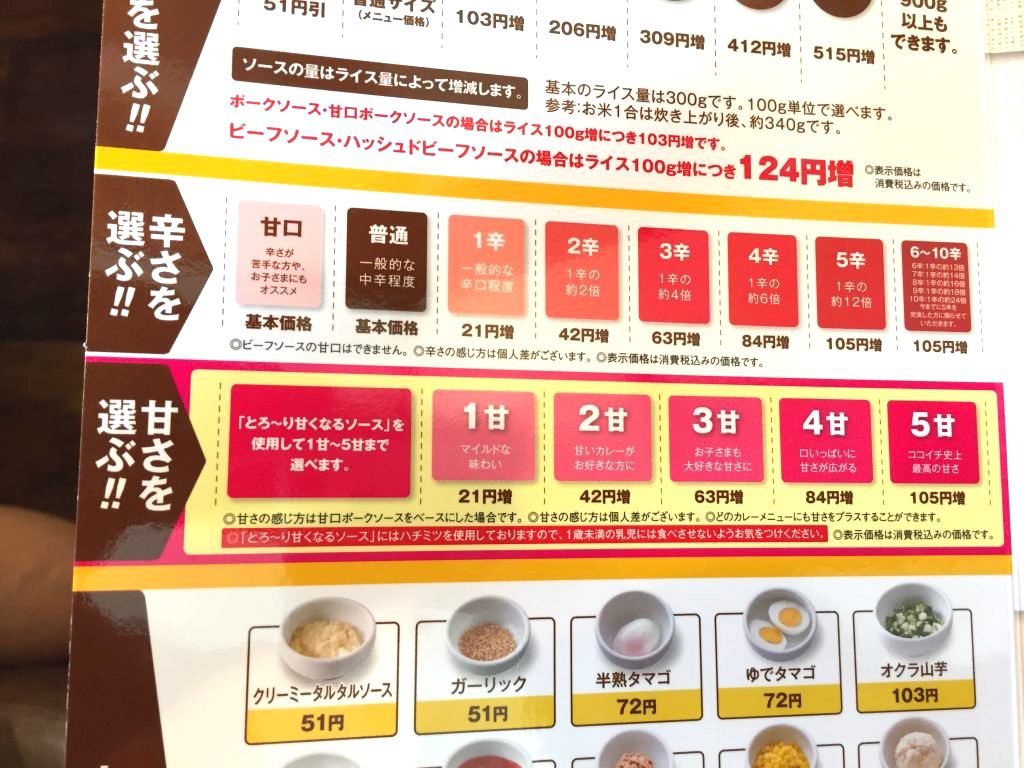 cocoichi-curry-menu
