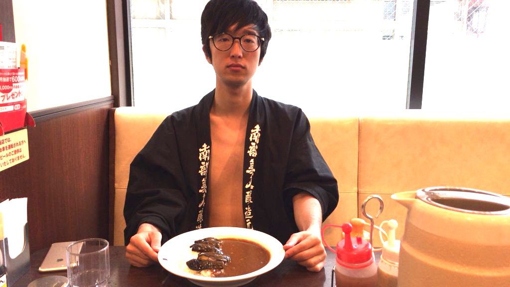 fundoshi-socrates-eating-5spicycurry-with-5sweet-topping