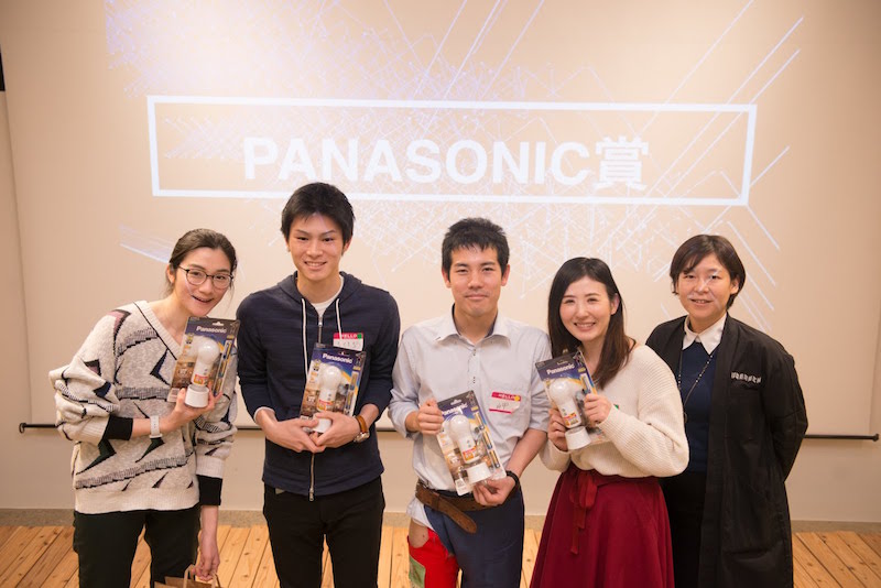 Panasonic賞を受賞した「スマふん」チーム